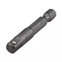 Wolfcraft 1579000 adapteris galvutėms, 1/4 inch šešiabriaunis kotas į 1/4 inch kvadratinę pavarą, chromo vanadžio plienas
