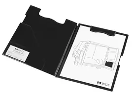 MAGNETOPLAN HOLTZ magnetoplan magnetinė rašymo lenta su segtuku, juoda, su magnetiniu užlenkiamu mechanizmu, tvirtinama prie magnetinių paviršių – 1 vnt. (1131612)