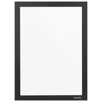 magnetoplan magnetofix informacinis rėmelis DIN A4, juodas, atidaromas, dvipusis, savaiminio klijavimo 1131912