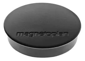 MAGNETOPLAN HOLTZ Discofix Apvalus Magnetas Standard Juodas, Ferito Šerdis, 0,7 kg Laikymo Jėga, 30 mm, 10 vnt. 1664212