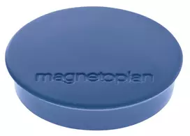 MAGNETOPLAN HOLTZ Discofix apvalus magnetas Standard, tamsiai mėlynas, pilno branduolio feritas, 0,7 kg laikymo jėga, 10 vienetų (1664214)