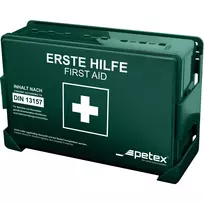 Petex DIN 13157 pirmosios pagalbos rinkinys 270 x 85 x 180 mm, žalias 43924213