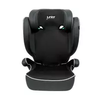 Petex Basic 1500 vaikiška boosterio kėdutė juoda HDPE ECE R129 i-Size 100-150 cm, atsukta į priekį