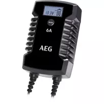 AEG LD6 10617 automobilinis akumuliatoriaus įkroviklis 6V/12V 3A/6A su LCD ekranu