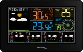 Techno Line WD2700 Wi-Fi meteorologinė stotis su 4 dienų prognoze, spalvotu ekranu, lauko jutikliu