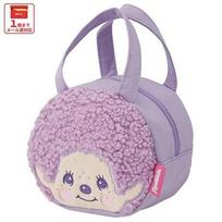 New Monchhichi Cartoon Cute Plush Handbag, Portable Makeup Storage Bag, Student Work Lunch Box Bag, Gift Peripherals