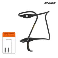 ENLEE 9.2g Super Light Carbon Fiber Bottle Cage Hollow Streamlined Design Aerodynamic Cycling Water Bottle Mount For Racing Road black