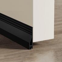 Apsauganti nuo dulkių durų apačios sandarinimo juosta Garso izoliacinė vandeniui atspari sandarinimo juosta Durų tarpų atitvaras Miegamasis black-S white