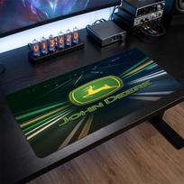 john deere Print Large Mouse Pad Smooth Surface Anti?Slip Desk Mat For Gaming Office Laptop Decoration 30cmx60cm（11.8x23.6inch） black