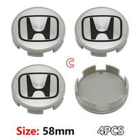 4 vnt. ABS automobilio ratlankio centrinės dalies dangtelis 58mm 69mm Ratlankio stebulės apsauga nuo dulkių Emblema Honda Accord CRV XRV Civic Odyssey Acces
