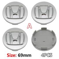 4 vnt. ABS automobilio ratlankio centrinės dalies dangtelis 58mm 69mm Ratlankio stebulės apsauga nuo dulkių Emblema Honda Accord CRV XRV Civic Odyssey Acces