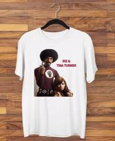 Ike and Tina Turner band T-shirt white short sleeve All Sizes S-5XL 3F199 XL black