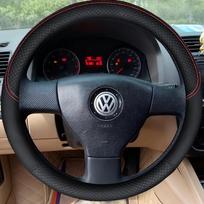 Automobilio vairo apdangalas pintas oda Volkswagen VW Golf 5 V Golf Plus Polo Jetta Tiguan Touran vairaračio apdangalas apvyniojimas gray