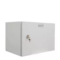 IT-BUDGET 19 inch sieninis tinklo spintos spintelė Easy - vientisos skardos durelės - 6U - plotis 600 x gylis 400 mm - lakštinis plienas - šviesiai pilka (90RR19CWV664MG)