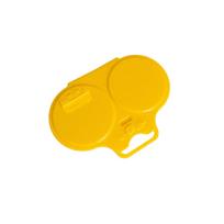 Plastikinis 2 kiaušinių garinimo indelis mikrobangų krosnelei Šilumos virtuvės įrankis One Size