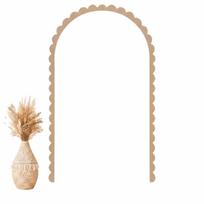 9/10 vnt. itin didelis sienos lanko dekoras, medinio lanko rėmo formos, modernus medinio lanko apvadas, svetainė Style A 10pcs beige