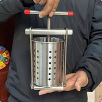 Stainless Steel Vegetable Dewatering Press Labor Saving Countertop Portable 1.2L 1.2L