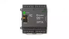 Arduino Opta analoginio išplėtimo modulis AFX00007 - 4 konfigūruojami analoginiai įėjimai, 2 analoginiai išėjimai, 12-24 VDC, DIN bėgelis