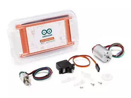 Arduino AKX00033 variklis, skirtas Engineering Kit R2 - 12V šepetėlinis DC variklis, 6000 RPM, D formos velenas