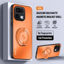AG Matinis magnetinis dėklas Realme 16 Pro Plus, 360° besisukantis žiedas, belaidžio įkrovimo palaikymas, kietas dangtelis Realme 16Pro + realme 16 Pro+