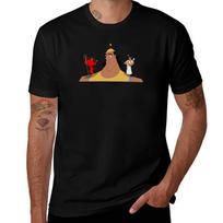 Copy Of Kronk Emperors New Groove Shoulder Devil And Angel Tshirt Casual Street Style Short Sleeve Tee L black