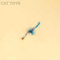 Spiky Worm Teaser: Insect & Feather Replacement for Cat Entertainment & Boredom Relief