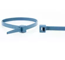 WKK 15084671 Metalo detektoriumi aptinkamas kabelių raištis 150 x 3,6 mm mėlynas, 100 vnt. paketas