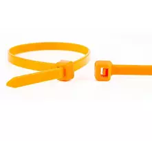 WKK oranžiniai laidų raiščiai 300 x 3,6 mm, 100 vnt. 110194371