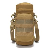 Multifunction Water Bottle Carrier Bag Shoulder Strap Crossbody Kettle Carrier  Sports chaki