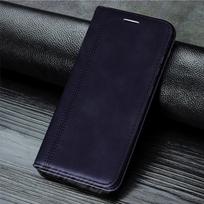 Magnetinis atverčiamas odinis dėklas, skirtas Huawei P30 P40 P Smart Y5P Y6P Y7P Y5 Y6 Y7 Y9 Prime Honor 9A 9S 9C 9X 8X 8A 8C 8S 10i 10 Lite piniginės kortelės stovo dangtelis Huawei Honor 9X juoda