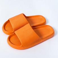Moteriškos šlepetės minkštais padais Storos platformos paplūdimio basutės Eva Naminės vasaros šlepetės 38-39 orange