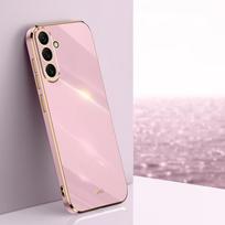 Dengiamas prabangus silikoninis dėklas, skirtas Samsung Galaxy A55 A35 5G A54 A34 A15 A25 A14 A24 A53 A33 A52 A32 A13 minkštas kvadratinis krašto dangtelis A24&Case for Samsung violetinė