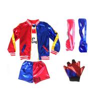 Cosplay kostiumas vaikams Cosplay mergina Kawaii juoda vakarėlio suknelė kostiumas perukas Helovinas S raudona