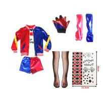 Cosplay kostiumas vaikams Cosplay mergina Kawaii juoda vakarėlio suknelė kostiumas perukas Helovinas XL mėlyna