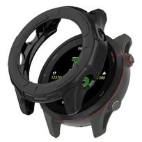 Silikoninis dėklas Garmin Forerunner 255 255 music 255s 255s music Ekranėlio dėklas Garmin Forerunner 955 955 Solar Laikrodžio dėklas Forerunner255S music juoda