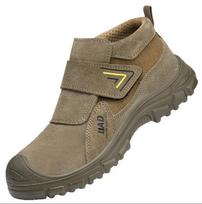 Labor protection shoes winter  with velvet anti-smashing anti-piercing electric welding anti-ironing work Safety shoes D246 45 gray