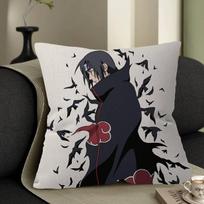N-Narutoes U-Uchiha I-Itachi pagalvių užvalkalai, animacinių filmukų, sofos, dekoratyviniai namų dvipusio spausdinimo, trumpi pliušiniai, mieli pagalvėlių užvalkalai 18x18Inch