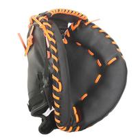 Cen Cen Profesionali sustiprinta PVC softbolo/beisbolo gaudytojo pirštinė 12.5 inch Adult Catcher's Glove black