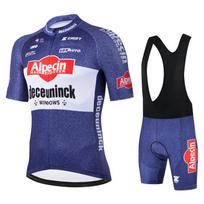 Vasarinis Alpecin Fenix dviratininko marškinėlių ir šortų komplektas vyrams Road Bike marškinėlių kostiumas Dviratininko šortai su petnešėlėmis MTB apranga Maillot Culotte Dviratininko apranga 5XL