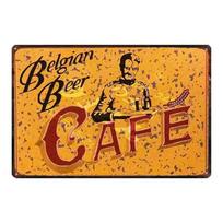Vintažinis belgiško alaus metalinis skardinis ženklas ORVAL Chimay Retro sienos dekoras virtuvei restoranui namams Meninis plakatas DUA 30x20cm