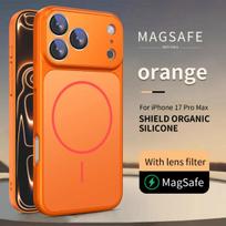 Prabangus Originalus Magsafe Matinis Šarvuotas Dėklas iPhone 17 16 15 14 13 12 11 Pro Max Air Bevielio Įkrovimo Kietas Magnetinis Dangtelis iPhone 15 Pro