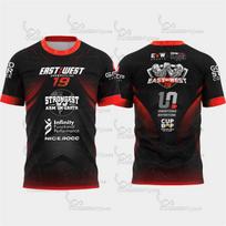 Sportas Naujas Rytas VS Vakarai 19 Marškinėliai Laisvi Greitai Džiūstantys Armwrestlingo Sportiniai Marškinėliai Vasaros Vaikų Suaugusiųjų Marškinėliai 5XL black