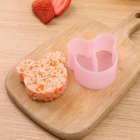 New 1PC DIY Sushi Mold Onigiri Rice Ball Food Press Triangular Sushi Maker Mold Japanese Home Kitchen Bento Accessories Tools beige