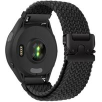 Pintas kilpos dirželis, skirtas Garmin Forerunner 965 970 265 165 570, su parašiuto sagtimi, nailoninis laikrodžio dirželis, Garmin Venu 4/3/2 Active 6-5 Dirželis Forerunner 265-255 juoda