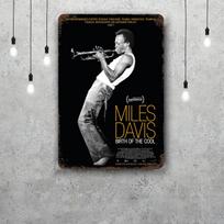 Miles Davis Vintažiniai Metaliniai Skardos Ženklai Plakatai Dekoras Retro Metalo Plokštelė Sienos Meno Dekoras Garažui Barui 30x40cm(11.8x15.7inch)