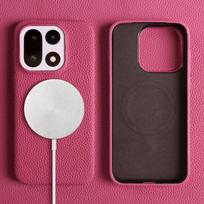 Oneplus 15 dėklas 13R 12 10R 8Pro 7T 9R 7TPro dėklas Prabangūs natūralios odos dėklai Magsafe Oneplus telefono dėklui Magnetinis Coque OnePlus 9 Pro white