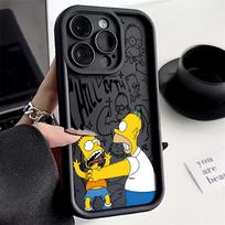 Mielas The S-Simpsons telefono dėklas iPhone 17 16e 16 15 14 13 12 11 Air Pro Max Mini XR XS X 7 8 6 6s Plus minkštos TPU galinės dalies dangtelis iPhone 15 ProMax