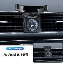 Automobilinis telefono laikiklis Volkswagen Passat B7 B8 B9 2011- Svorio navigacijos laikiklis GPS stovas Oro išleidimo angos spaustukas Atraminis laikiklis black