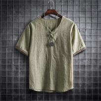 5XL Didelio dydžio Vasariniai vyriški marškiniai Vienspalviai Korėjietiška mada Vyriški trumpomis rankovėmis Havajų marškiniai trumpomis rankovėmis Lengvi drabužiai XL gray