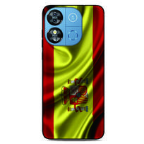 Ispanijos vėliavos dėklas telefonui Samsung Galaxy A57 A37 A27 A07 A16 A17 4G A36 A56 5G A53 A54 A35 A26 A41 A10 A22 A14 A04s Galaxy A14 5G yellow